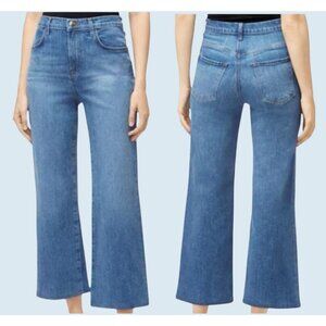 J BRAND Joan Crop Hi Rise Wide Leg Relaxed Fit Jeans Size 31